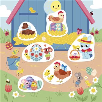 Stickers épais - Vive Pâques