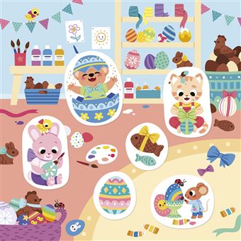 Stickers épais - Vive Pâques