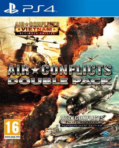 Pochette avant du jeu Air Conflicts Double Pack PS4