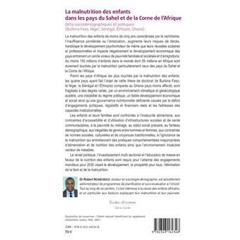La malnutrition des enfants dans les pays du Sahel et de la Corne de l'Afrique