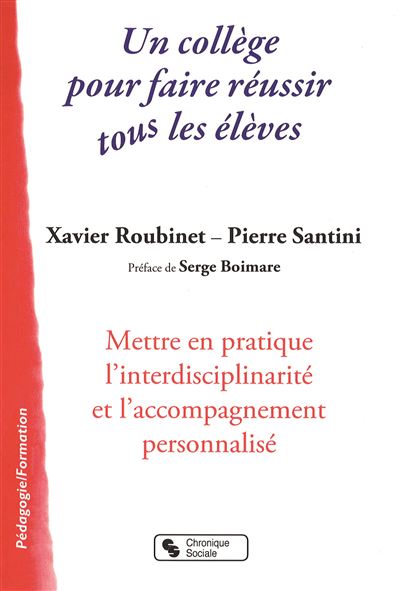 Un collège pour faire réussir tous les élèves