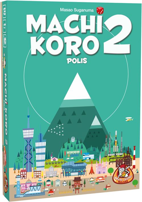 Jeux de société Machi Koro 2: Polis! White Goblin Games Version en Néerlandais