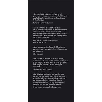 Communisme de luxe - Un monde d'abondance grâce a ux nouvelles technologies