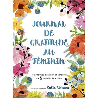 Journal de gratitude au féminin