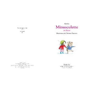 Minusculette en hiver