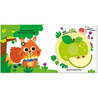 Baby Hemma - Mon imagier parfumé - 6 odeurs de fruits à gratter