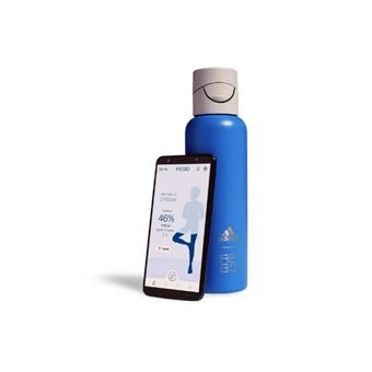 Bouteille intelligente REBO 600 ml Adidas Edition limitée Bleu