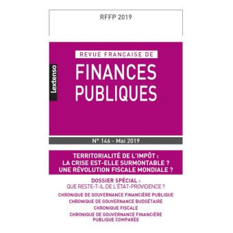 Revue francaise de finances publiques n 146 - mai 2019