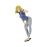 Figurine Dragon Ball Z C-18 chemise violette 23 cm