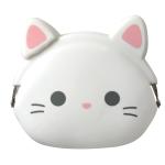 Porte monnaie Mimi Pochi Friends Chat Blanc