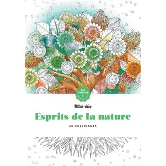 Mini-bloc d'Art-thérapie Esprits de la nature