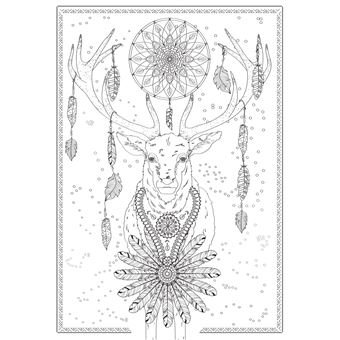 Mini-bloc d'Art-thérapie Esprits de la nature