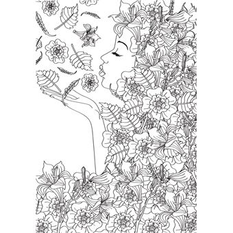 Mini-bloc d'Art-thérapie Esprits de la nature