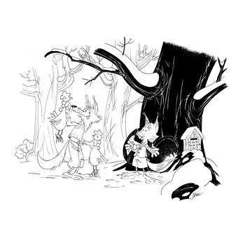 Renard et Loup