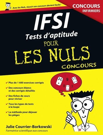 Pour Les Nuls Ifsi Tests D Aptitude Pour Les Nuls Concours Julie Courrier Borkowski Broche Achat Livre Ou Ebook Fnac