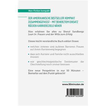 Lean In. Zusammenfassung & Analyse des Bestsellers von Sheryl Sandberg