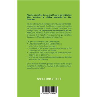 Les cinq blessures qui empêchent d'être soi-même (Résumé et analyse du livre de Lise Bourbeau)