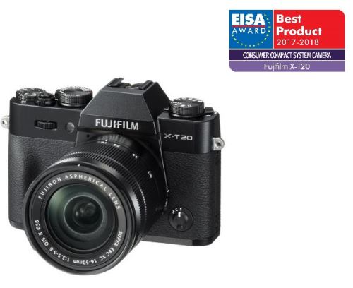 Hybride Fujifilm X-T20 Boîtier Nu + Objectif XC 16-50 mm F3.5-5.6 OIS II Noir