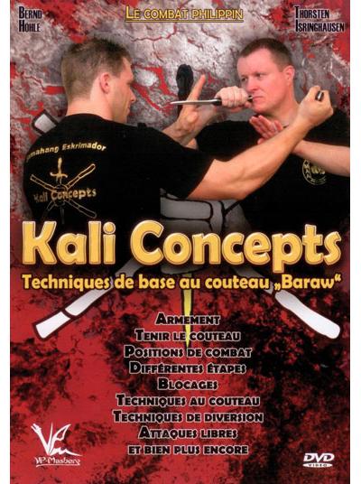Kali Concepts : Techniques de base au couteau Baraw DVD