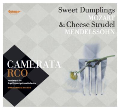Sweet dumplings and cheese strudel