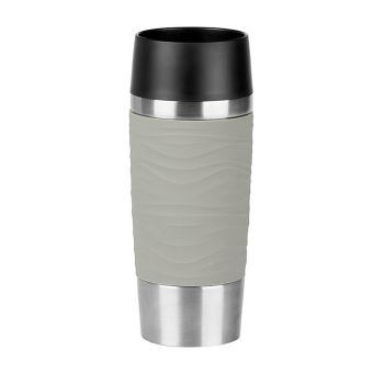 Emsa Travel Mug Waves 0.36L Isoleerbeker Grijs