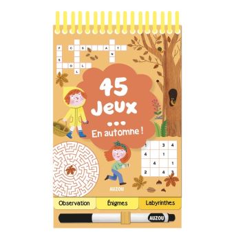 45 jeux - en automne !
