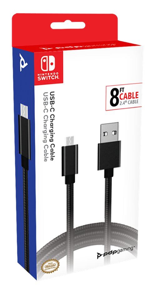 OFFICIAL SWITCH PRO CHARGING CABLE USB C - 2,4 M