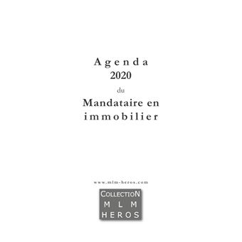 Agenda 2020 du Mandataire en Immobilier