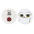 Set de 2 dessous de verre Harry Potter Hedwige