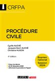 Procédure civile - CRFPA - Examen national Session 2023
