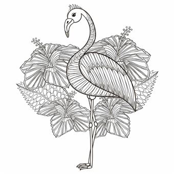 Oiseaux Magnifiques - Je médite, Je dessine et jecolorie