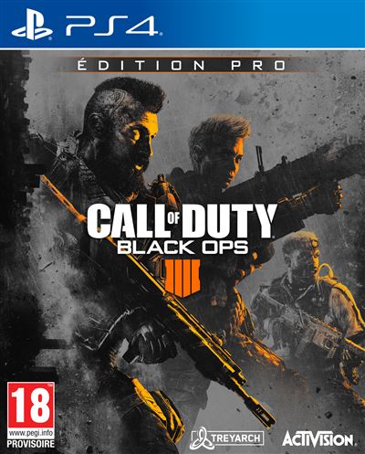 Pochette avant du jeu Call of Duty Black Ops 4 Edition Pro PS4