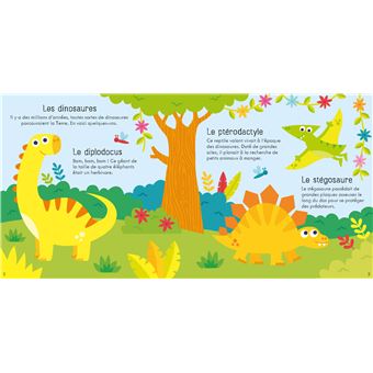 Les dinosaures - Coffret livre et dominos