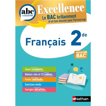 Abc Du Bac Excellence Français 2de Broché Dominique - 