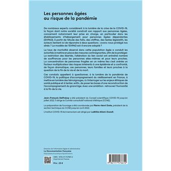 Les personnes âgées au risque de la pandémie