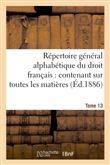 Répertoire général alphabétique du droit français