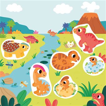 Stickers épais Dinosaures