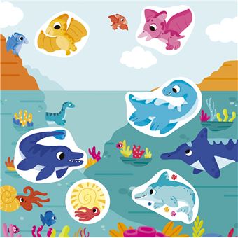 Stickers épais Dinosaures