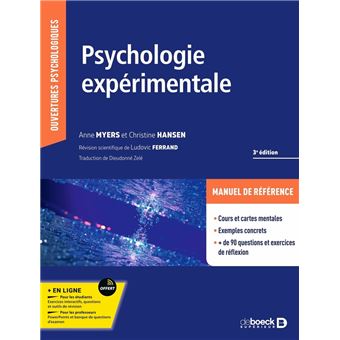 Psychologie expérimentale - 1