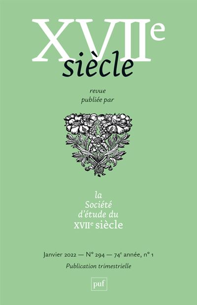 Xviie siecle 2022, n.294