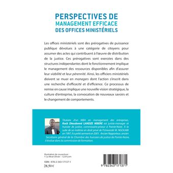 Perspectives de management efficace des offices ministériels