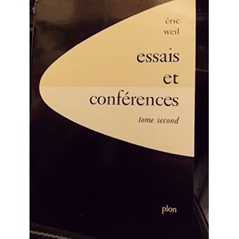 Essais et conferences 2vol.