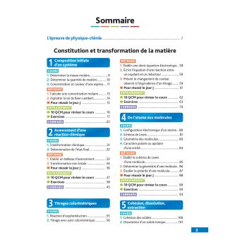 Mes années Bac Pour réussir le jour J Spécialité Physique-Chimie 1re