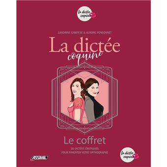 Coffret cahiers Dictée coquine
