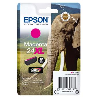  Cartouche  d encre  Epson  S rie El phant 24 XL Magenta 