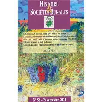 Histoire et societes rurales, 2ème semestre 2021