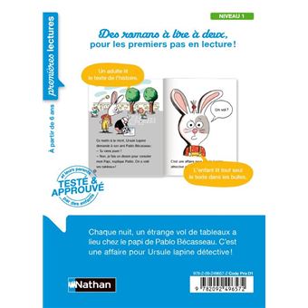 Ursule Lapine, détective au CP : Les tableaux de Pablo - niveau 1