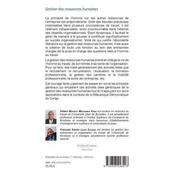 Gestion des ressources humaines