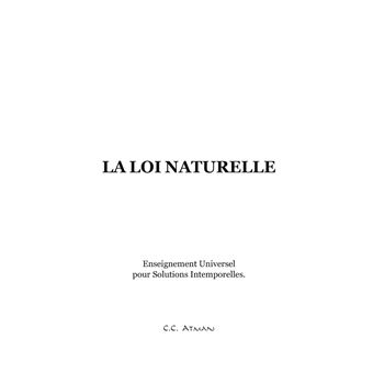 La Loi Naturelle