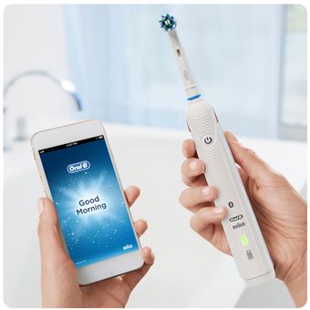 Oral-B Smart 4 4900 - Jeu de brosses à dent - noir/rose - 1